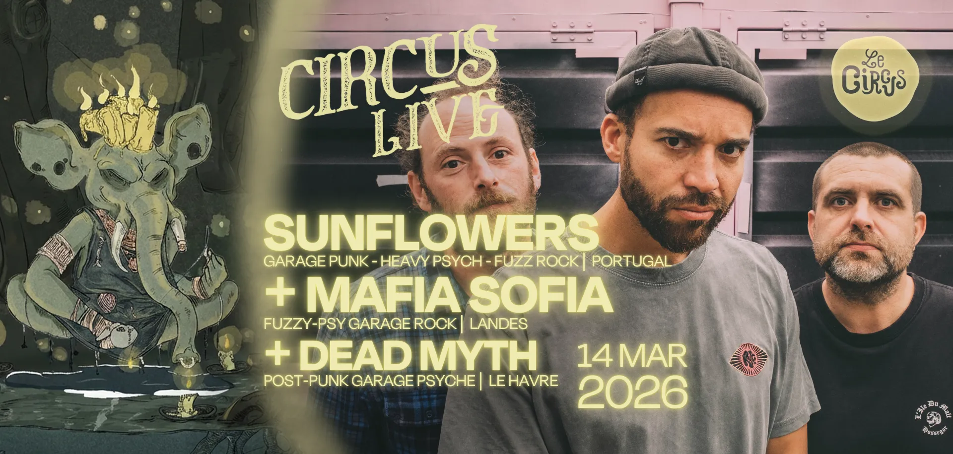 Sunflowers + MAFIA SOFA + Dead Myth